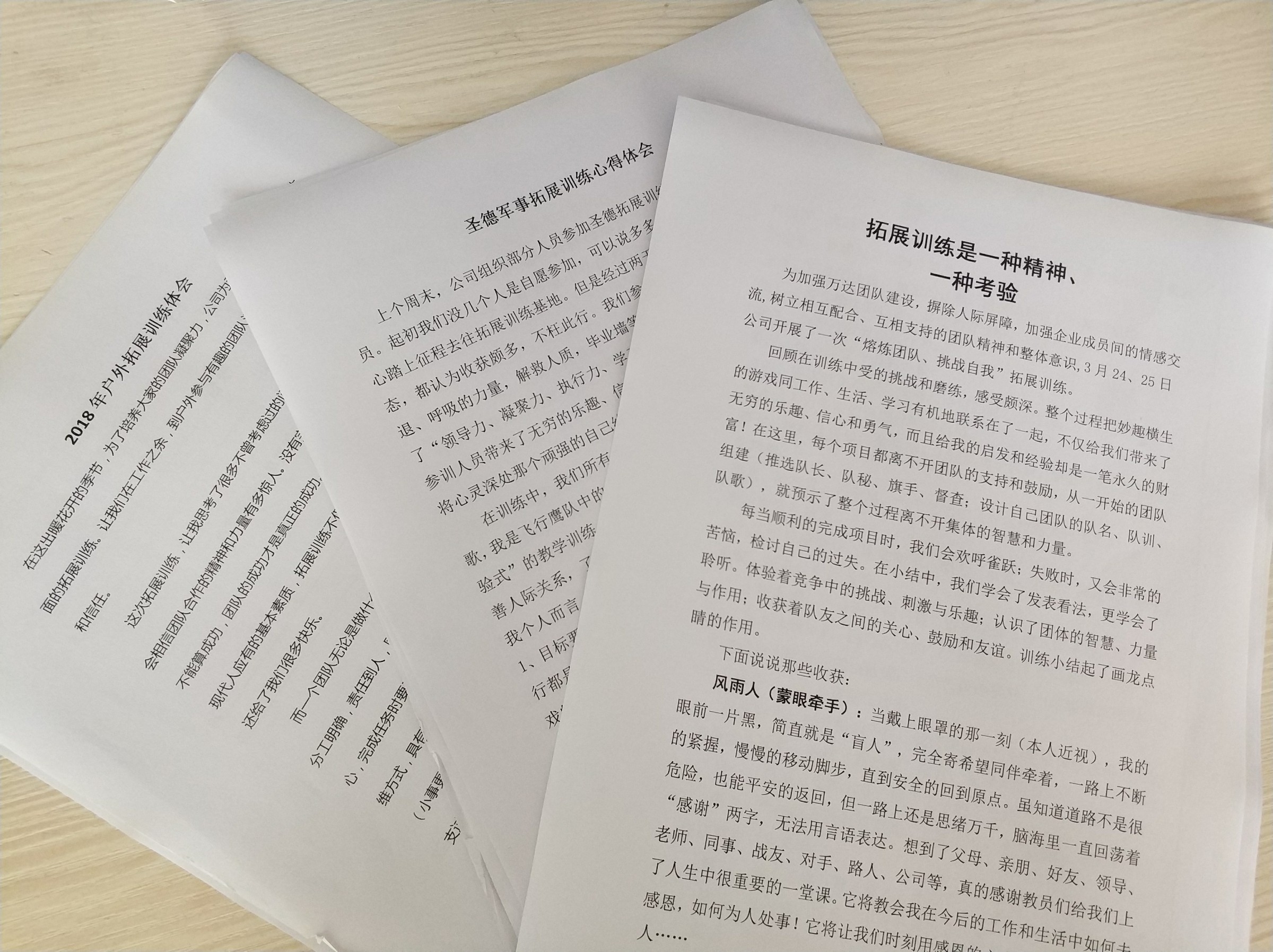 拓展训练是一种精神?一种磨练