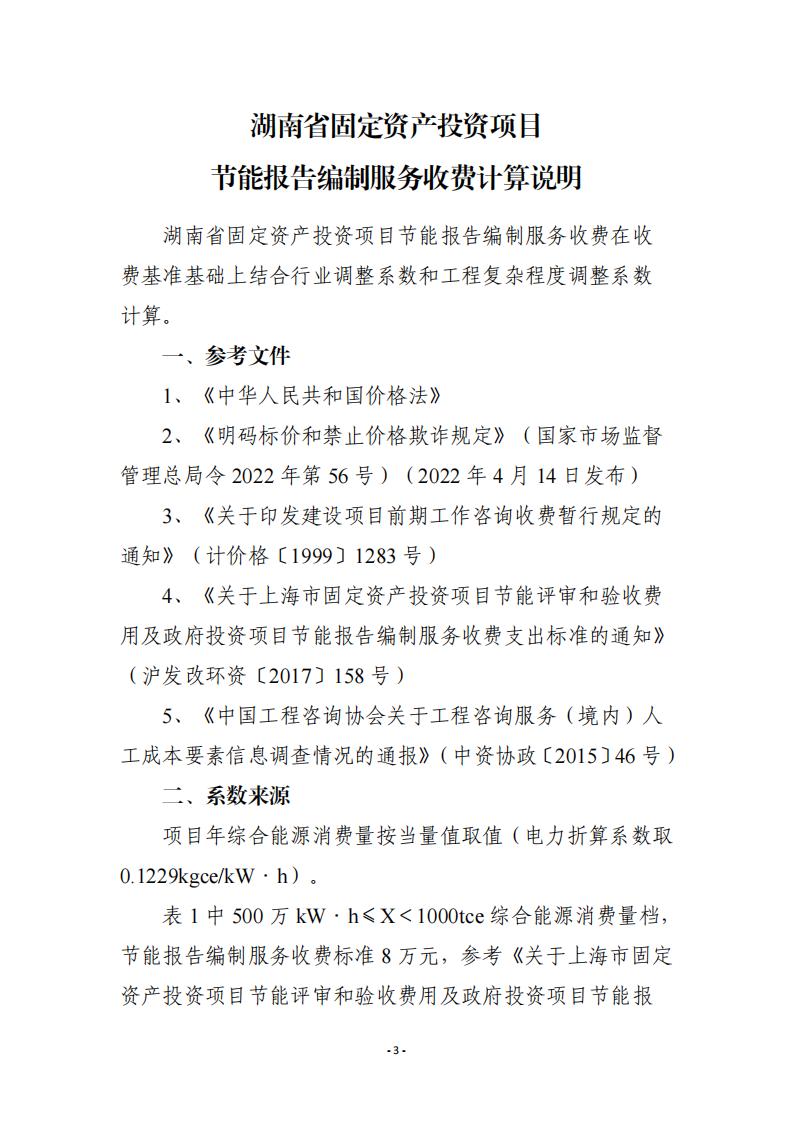关于印发《湖南省牢靠资产投资项目节能报告体例效劳收费参考标准》的通知 - 政策规则 - 湖南万达项目治理有限公司【官网】
